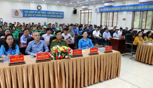 Công ty cổ phần Gang thép Cao Bằng Phát động Tháng công nhân – Tháng hành động về ATVSLĐ năm 2025