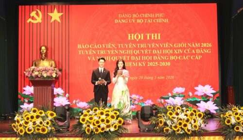 ĐẢNG BỘ TKV GHI DẤU ẤN TẠI HỘI THI BÁO CÁO VIÊN, TUYÊN TRUYỀN VIÊN GIỎI ĐẢNG BỘ BỘ TÀI CHÍNH NĂM 2026