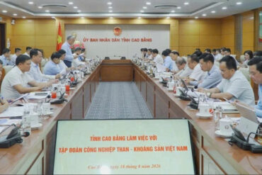 UBND tỉnh làm việc với Tập đoàn công nghiệp Than – Khoáng sản Việt Nam